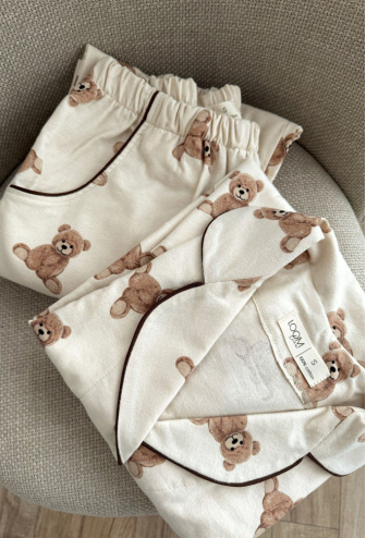 Піжама жіноча фланелева LoomLine 13-52BK