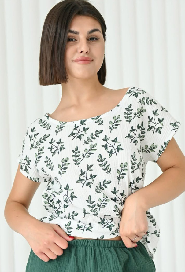 Пижама женская муслиновая LoomLine 13-20LG фото