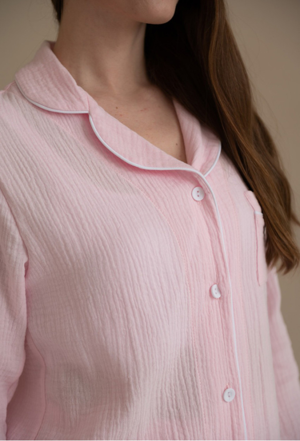 Піжама жіноча муслінова LoomLine 13-63R фото