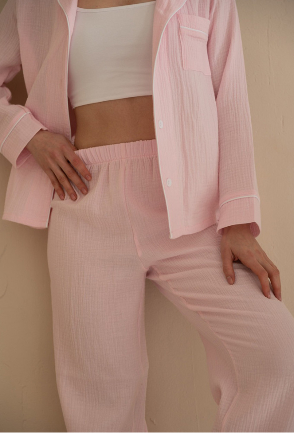 Піжама жіноча муслінова LoomLine 13-63R фото