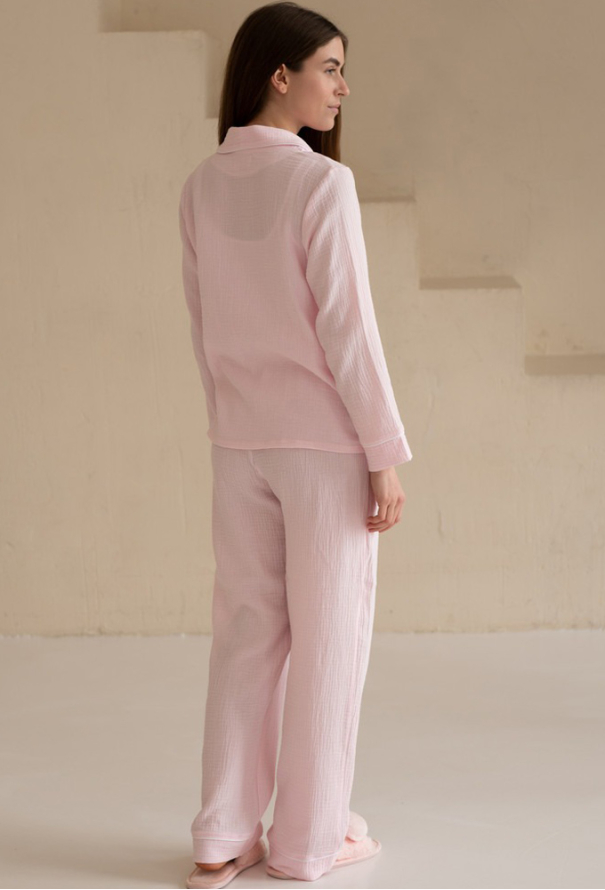 Піжама жіноча муслінова LoomLine 13-63R фото