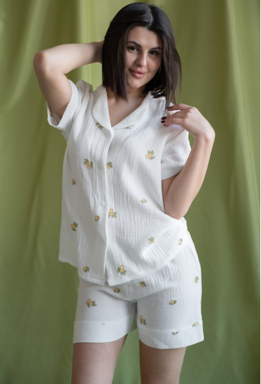 Піжама жіноча муслінова LoomLine 13-22L