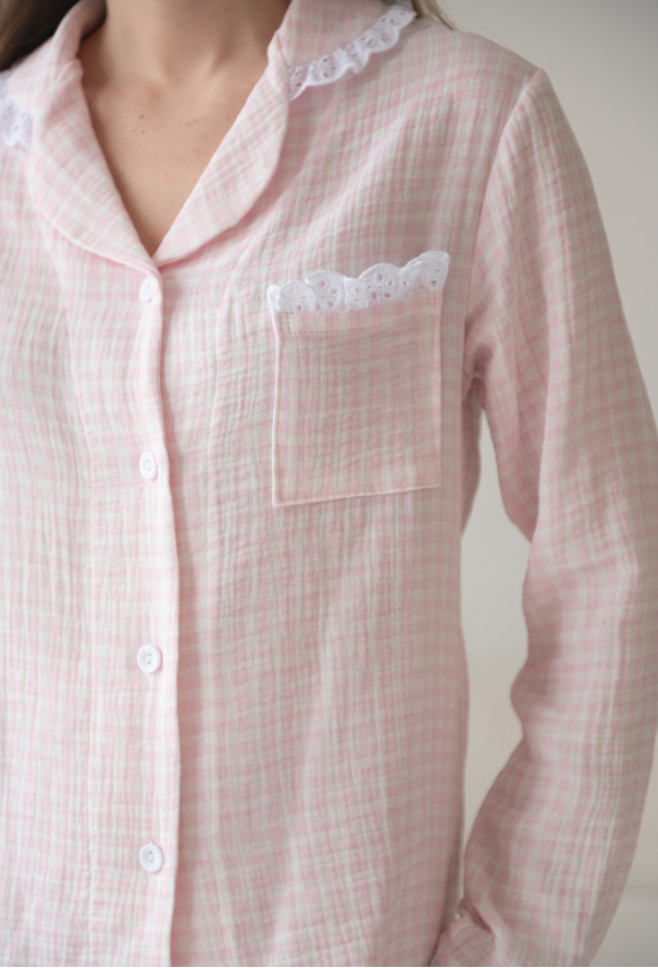 Піжама жіноча муслінова LoomLine 13-62R фото