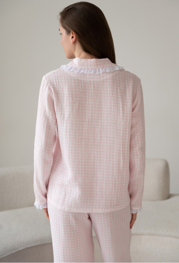 Піжама жіноча муслінова LoomLine 13-62R фото