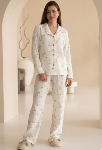 Пижама женская муслиновая LoomLine 13-64G