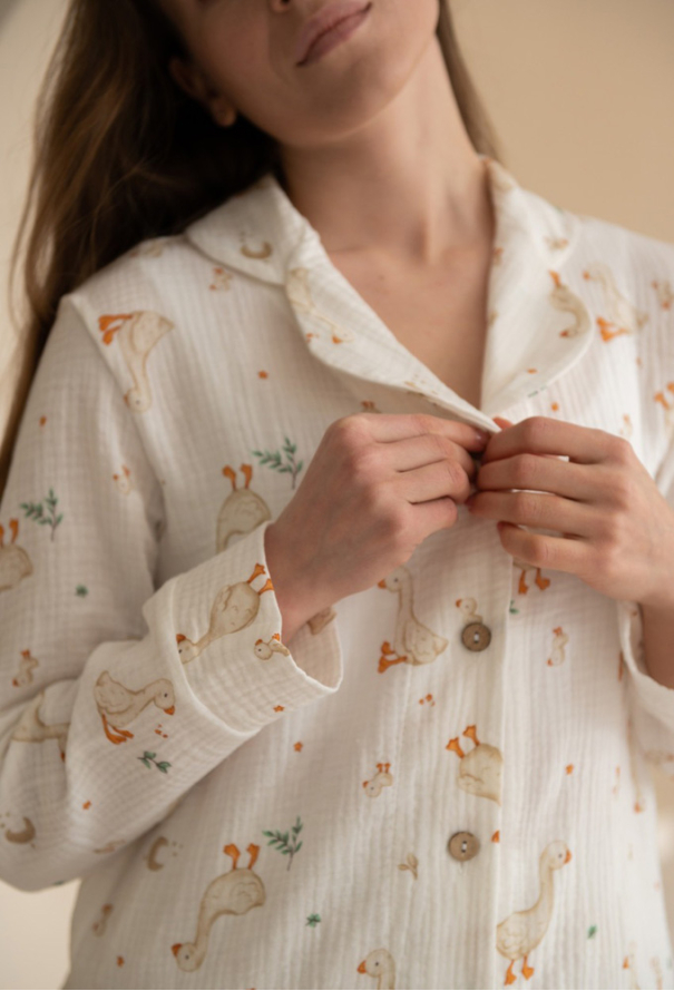 Пижама женская муслиновая LoomLine 13-64G фото