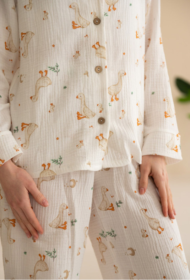 Пижама женская муслиновая LoomLine 13-64G фото