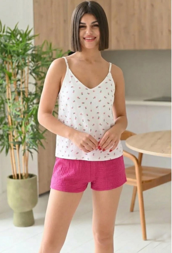 Піжама жіноча муслінова LoomLine 13-25TB