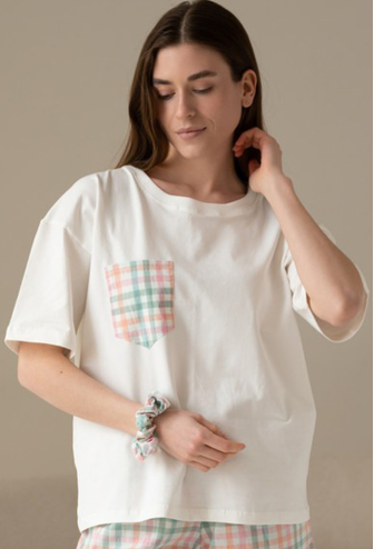 Пижама женская вареный хлопок LoomLine 13-68CK