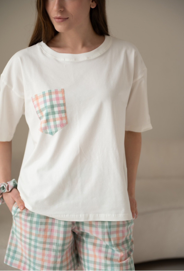 Пижама женская вареный хлопок LoomLine 13-68CK фото