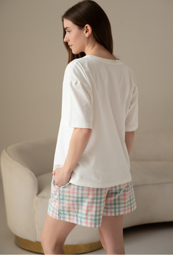 Пижама женская вареный хлопок LoomLine 13-68CK фото