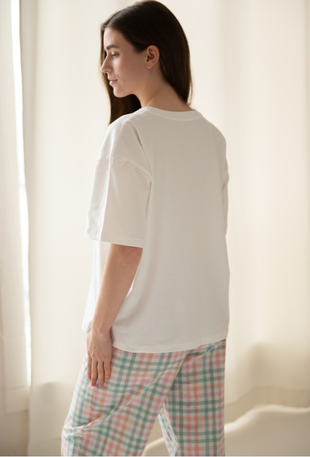 Пижама женская вареный хлопок LoomLine 13-67CK фото