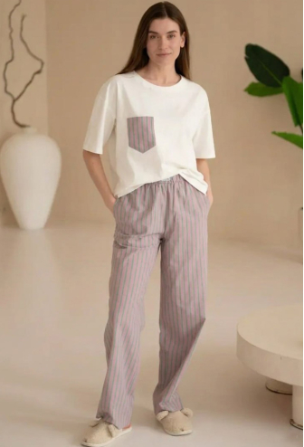 Пижама женская вареный хлопок LoomLine 13-67GL