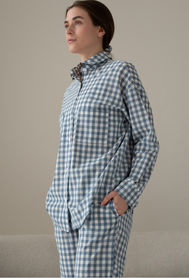 Піжама жіноча варена бавовна LoomLine 13-10BK фото