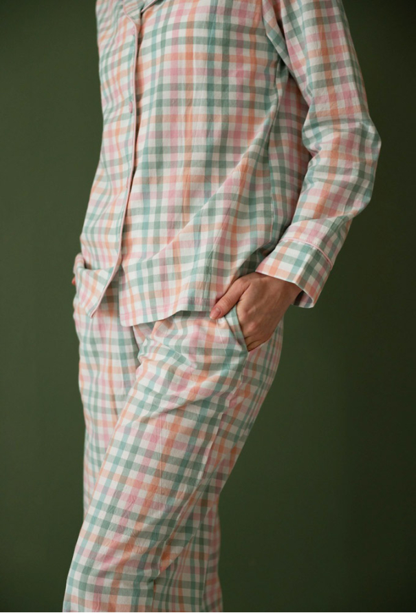 Піжама жіноча варена бавовна LoomLine 13-10CK фото