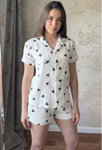 Піжама жіноча муслінова Marinella 15-35BL