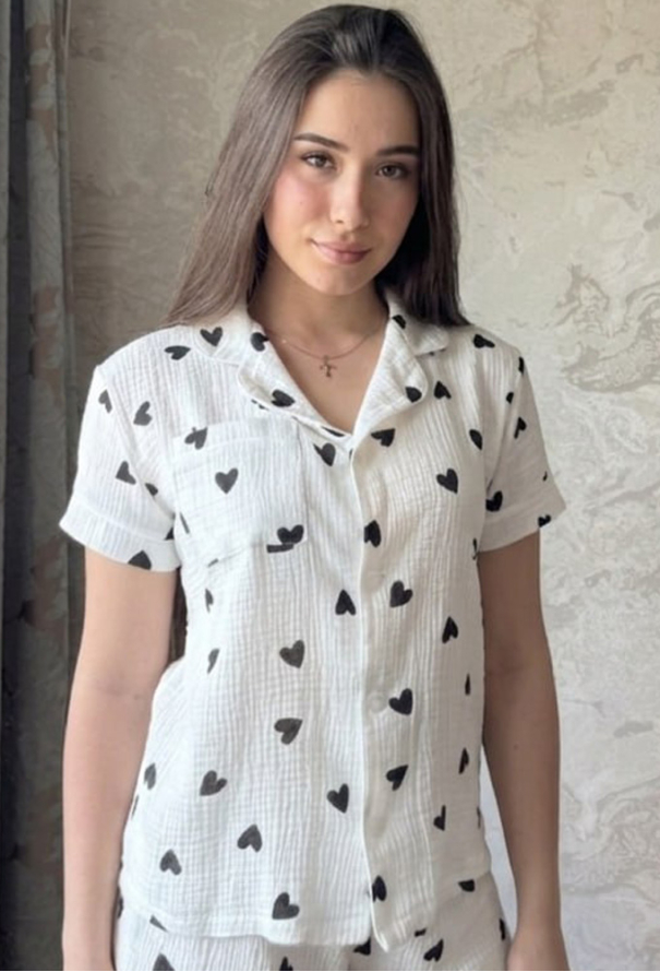 Пижама женская муслиновая Marinella 15-35BL фото