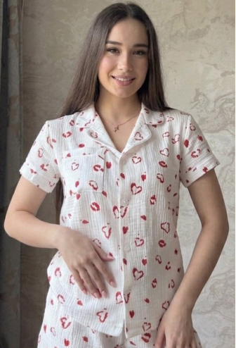 Пижама женская муслиновая Marinella 15-35RH