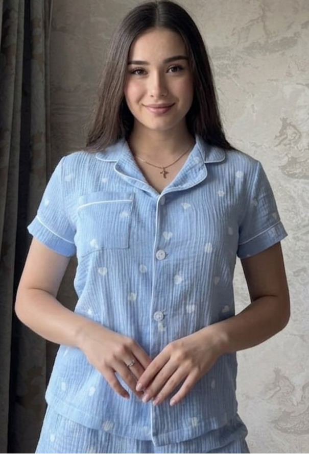 Пижама женская муслиновая Marinella 15-35BH фото