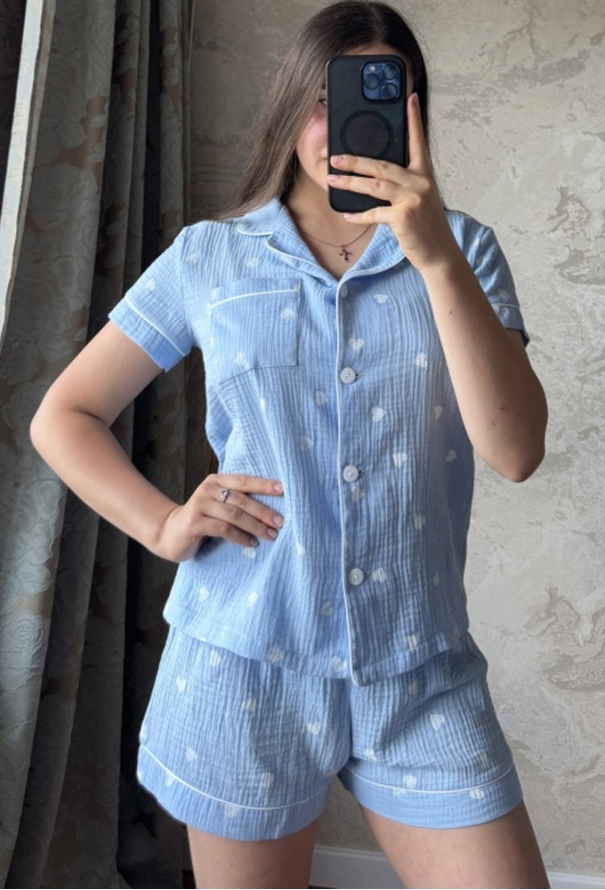 Пижама женская муслиновая Marinella 15-35BH фото