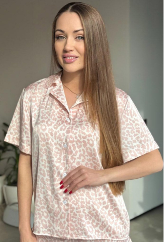 Піжама жіноча шовкова Maybel 7021-4055