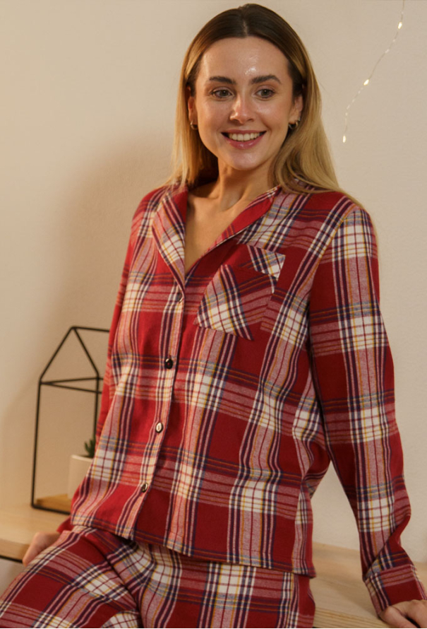 Пижама женская хлопок Mi-Mi 12-42CR фото