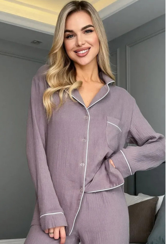 Пижама женская муслиновая Mi-Mi 12-15MK