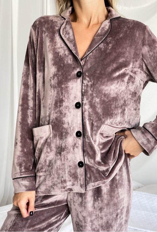 Пижама женская велюровая Mi-Mi 12-28MCHK фото