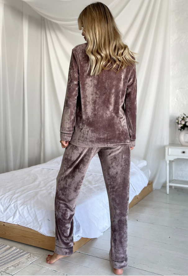 Пижама женская велюровая Mi-Mi 12-28MCHK фото