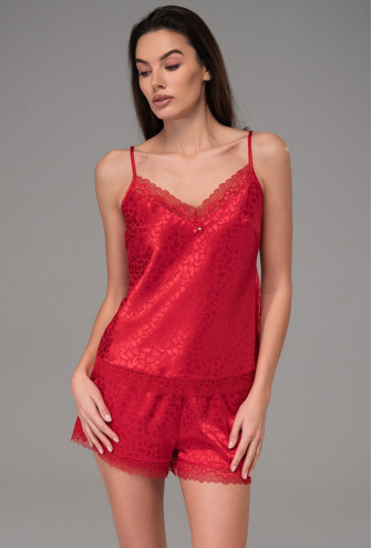 Пижама женская шелковая Joanna Red Mia-Amore 7312-2