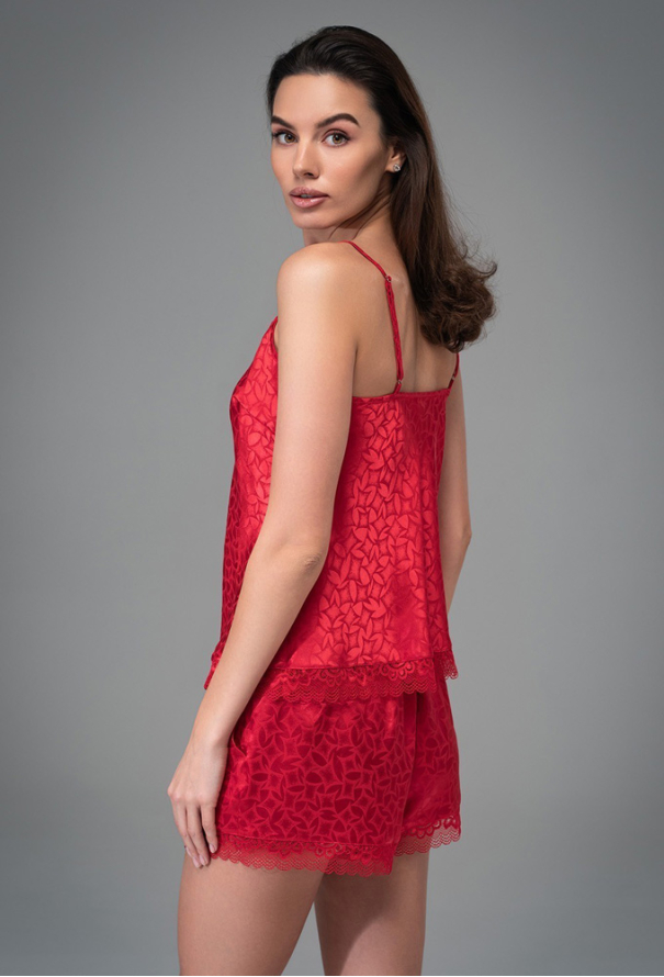Пижама женская шелковая Joanna Red Mia-Amore 7312-2 фото