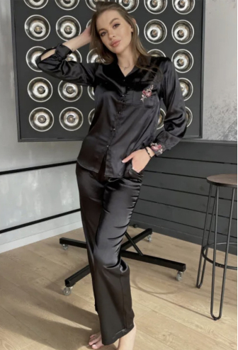 Пижама из натурального шелка Valensia Mia-Amore 3266
