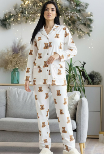 Пижама женская фланелевая MiaNaGreen П1025