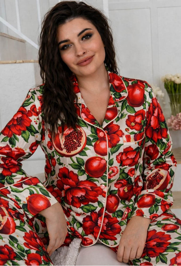 Піжама жіноча шовкова MiaNaGreen П1900 фото