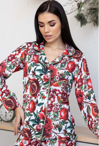 Пижама женская шелковая MiaNaGreen П1900