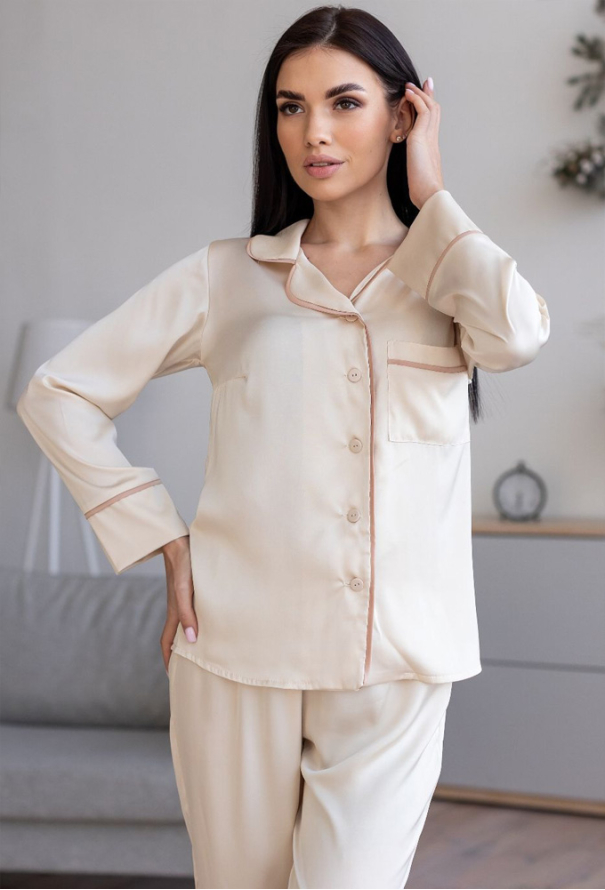 Піжама жіноча шовкова MiaNaGreen Пвм1300 фото