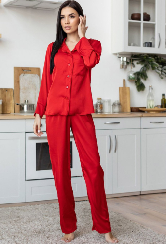 Пижама женская шелковая MiaNaGreen Пк1300