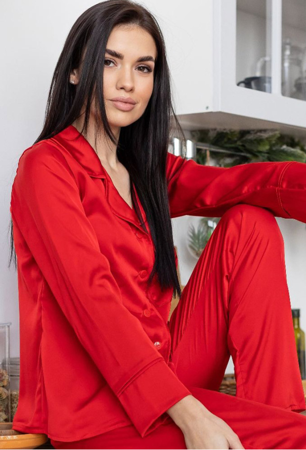 Піжама жіноча шовкова MiaNaGreen Пк1300 фото