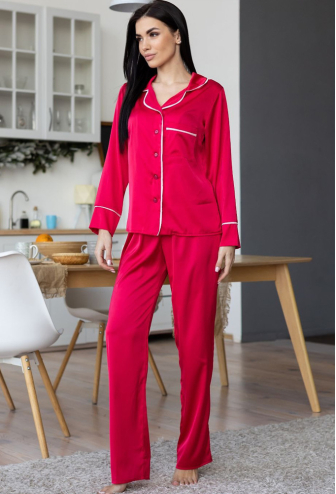 Піжама жіноча шовкова MiaNaGreen Пм1300