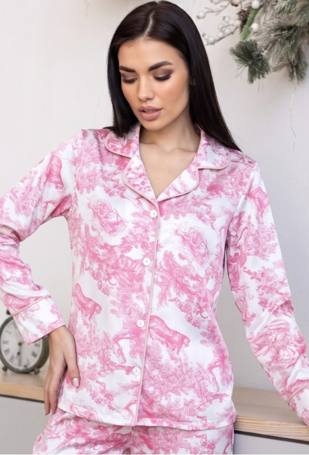 Піжама жіноча шовкова MiaNaGreen Пр1200 фото