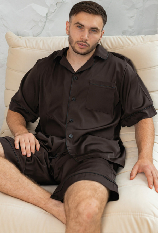 Пижама мужская шелковая BO.Brand 201141 фото