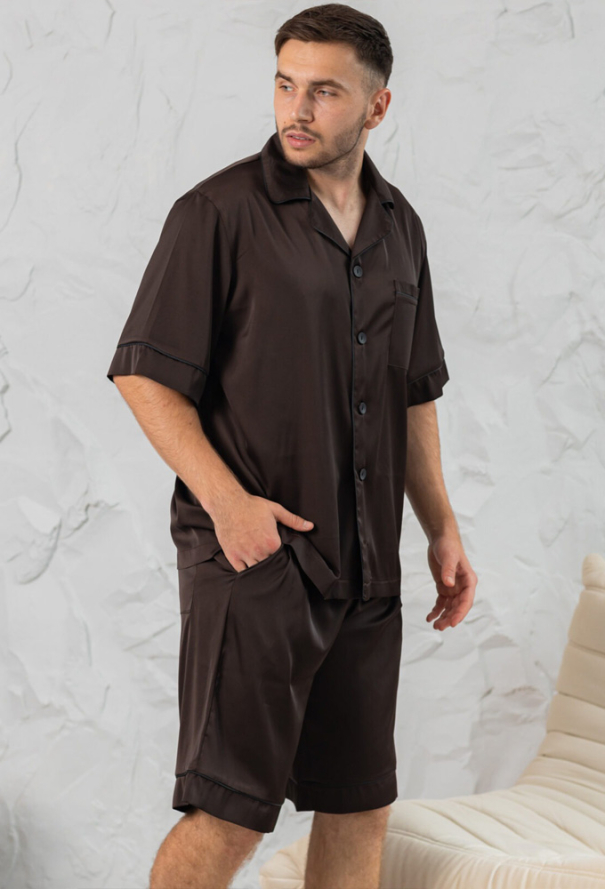 Пижама мужская шелковая BO.Brand 201141 фото