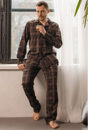 Піжама чоловіча фланелева BO.Brand 201111