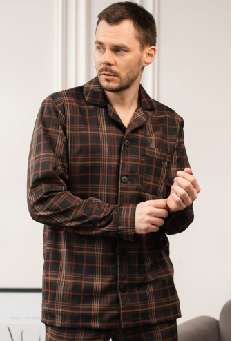 Пижама мужская фланелевая BO.Brand 201111