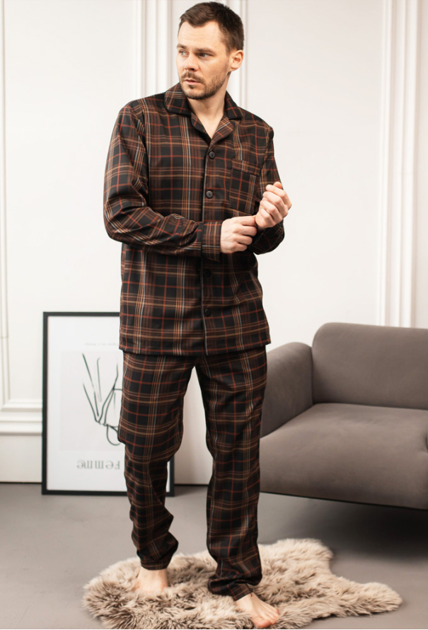 Піжама чоловіча фланелева BO.Brand 201111 фото