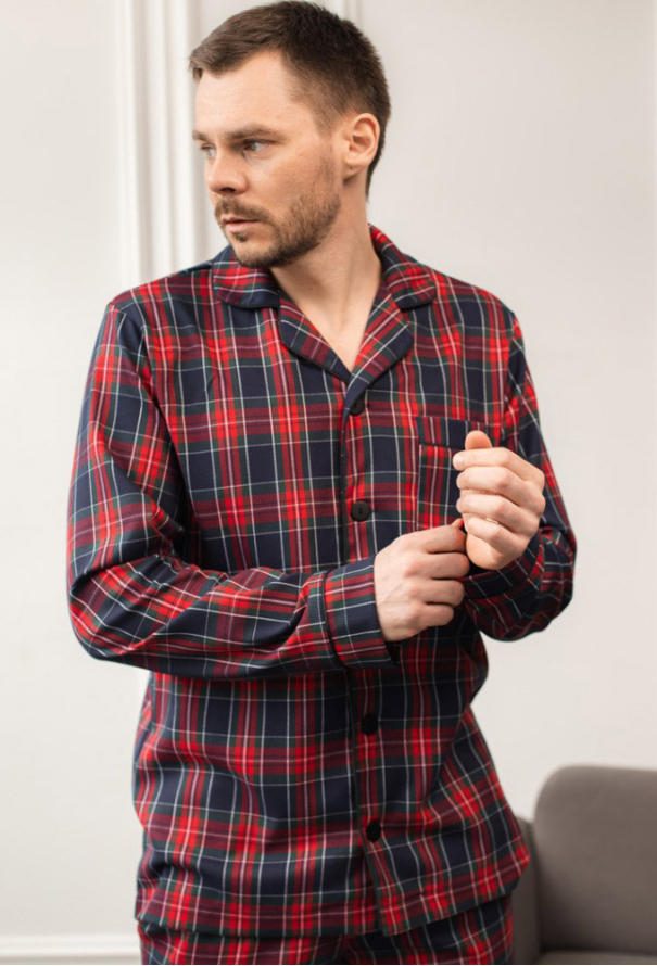 Піжама чоловіча фланелева BO.Brand 201116 фото