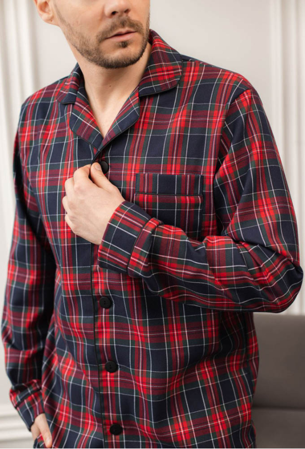 Піжама чоловіча фланелева BO.Brand 201116 фото