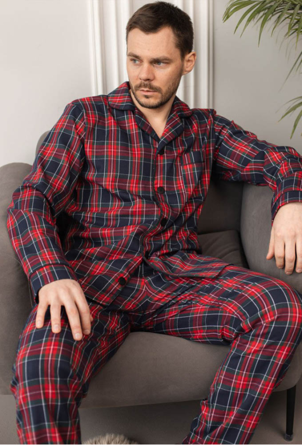 Піжама чоловіча фланелева BO.Brand 201116 фото