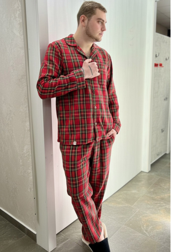 Пижама мужская фланелевая BO.Brand 201119