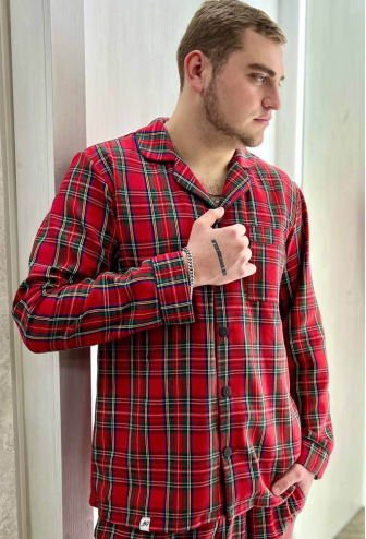 Пижама мужская фланелевая BO.Brand 201119